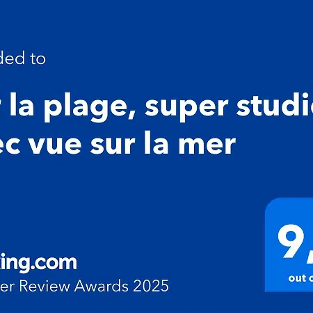 Sur La Plage, Super Avec Vue Sur La Daire *